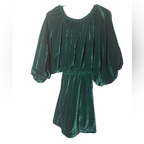 NWT Free People Portia Velvet Mini Dress Sz XS - Picture 6 of 10